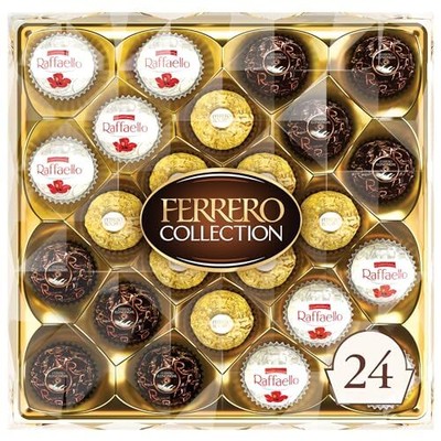 Ferrero Collection, 24 Count, Premium Assorted Hazelnut Milk Chocolate, Dark ...