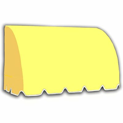 Awntech 3-Feet Savannah Awning, 44-Inch Height by 36-Inch Diameter, Light Yellow