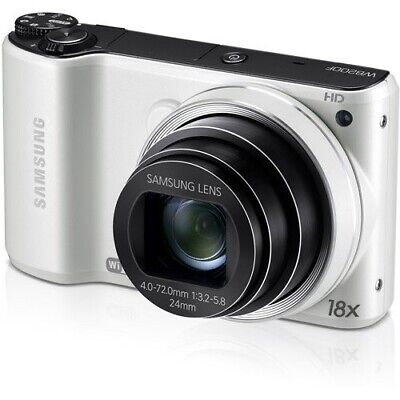 White Samsung EC-WB200FBPWUS WB200F 14.2 Megapixels Digital Camera