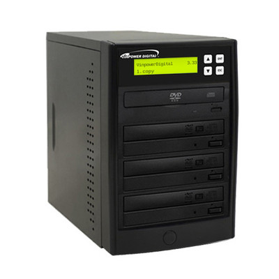 1 to 3 Target DVD CD Duplicator Tower Burner Multiple Disc