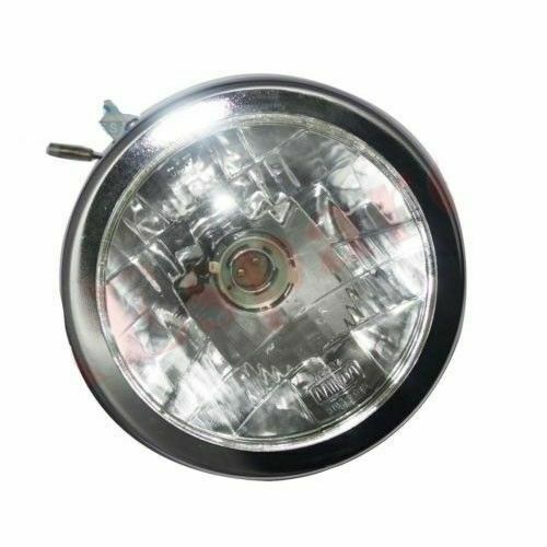 Fits Royal Enfield Electra Thunderbird Head Lamp HeadLight Assembly Steel Chrome  