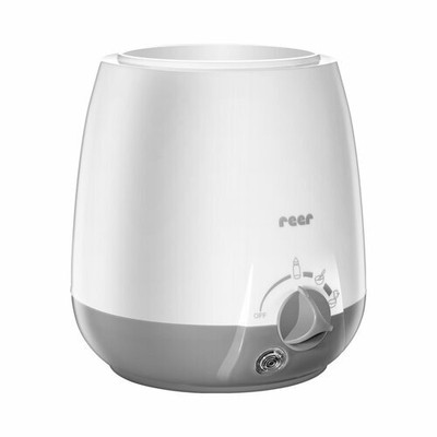 reer Babykostwärmer Simply Hot mit Warmhaltefunktion & Kontrollleuchte weiß/mocc