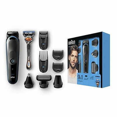 9-in-1 All-in-One Trimmer Beard Hair Clipper Body Groomer Ear and Nose