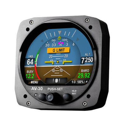 uAvionix AV-30C Multi-Function Display, Precision Attitude and Directional Gyro