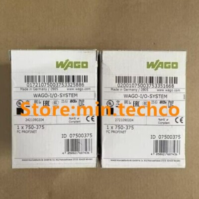 New WAGO 750-375 PROFINET IO Fieldbus Adapter PLC Module 750-375