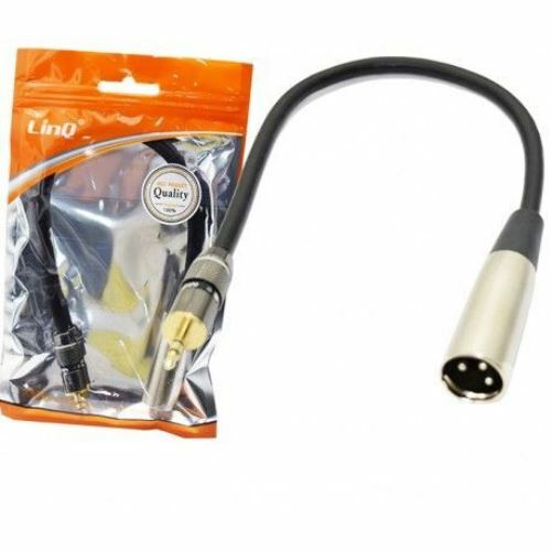 Cavo Adattatore Audio Da Jack 3,5mm Maschio a XLR Maschio linq kl-9250