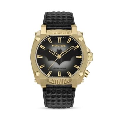 Pre-owned Police [] Watch Forever Batman Gd0022602 Men's Black