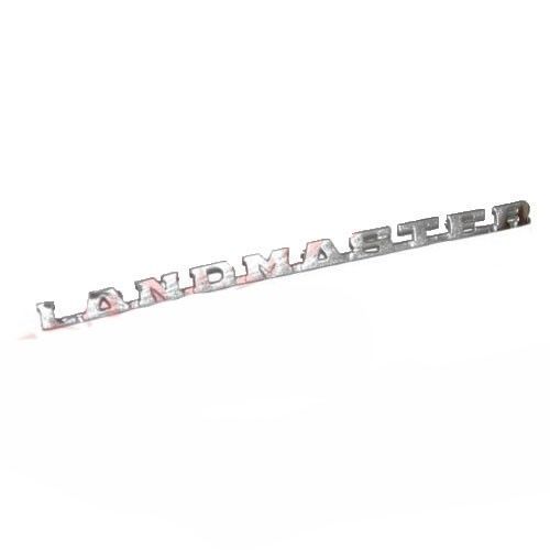 New Chrome Plated Morris Landmaster Tailgate Panel Script Badge Motif Decal 