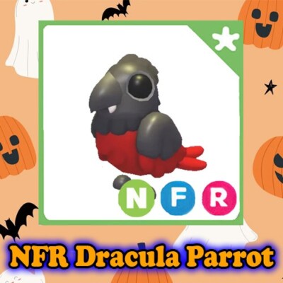 NFR Dracula Parrot   NEW PET HALLOWEEN 2024| Adopt from Me | SAME DAY DELIVERY!