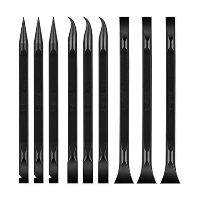 9 Pieces Plastic Scraper Tool Carbon Fiber Multi-Purpose Scraper Scratch Free
