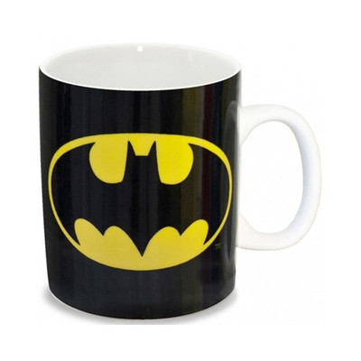 BATMAN TASSE - Riesentasse 750ml Fledermaus Retrologo Klassiker Superheld NEU