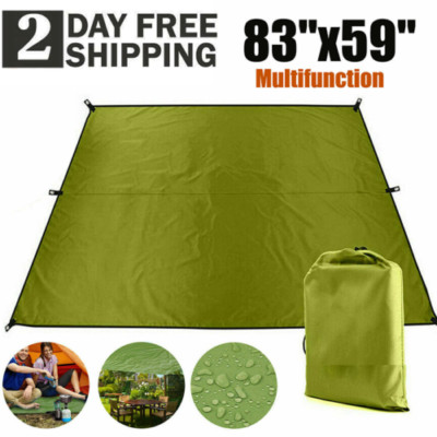 2 Person Double Camping Hammock Tent Mosquito Net Nylon Hanging Bed+Sky canopy
