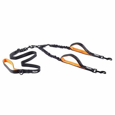Floxik Doppelleine Komplett-Set | Flexible, reflektierende Premium (groß)
