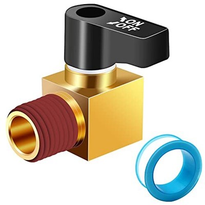 Ball Valve Ball Drain Valve With 1pcs Waterproof Tape 1/4" N