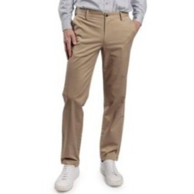 Alton Lane Men's Mercantile Stretch Chino Pants Tan Straight Leg Size 38 NWOT
