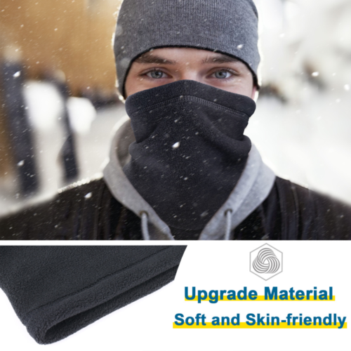 Polar Fleece Military Neck Gaiter Warmer Cold Weather Cover Scarf Guard Neckwear