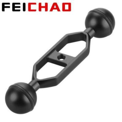 FEICHAO Diving Camera Bracket Mount Clamp Dual Ball Lighting Arm CNC Aluminum