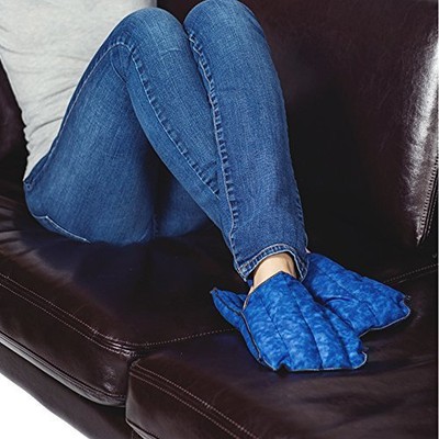 MICROWAVABLE HEATING PAD Slippers with Moist Heat for Foot Pain By KOZY COLLAR