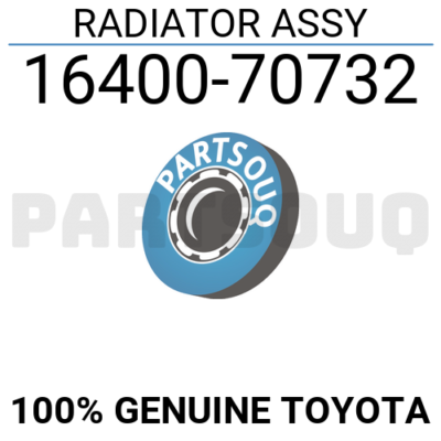 1640070732 Genuine Toyota RADIATOR ASSY 16400-70732 | eBay
