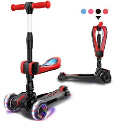 3 Wheel Scooter for Kids Ages 3-5 Toddler Gifts for 3 4 5 Year Old Boys Toys ...