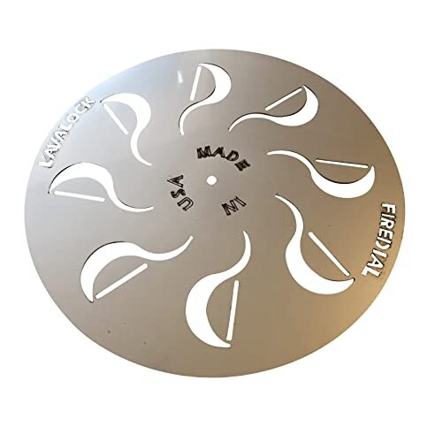 FireDial Baffle Plate Heat Management System for BBQ - for 22in WSM (Stainless)