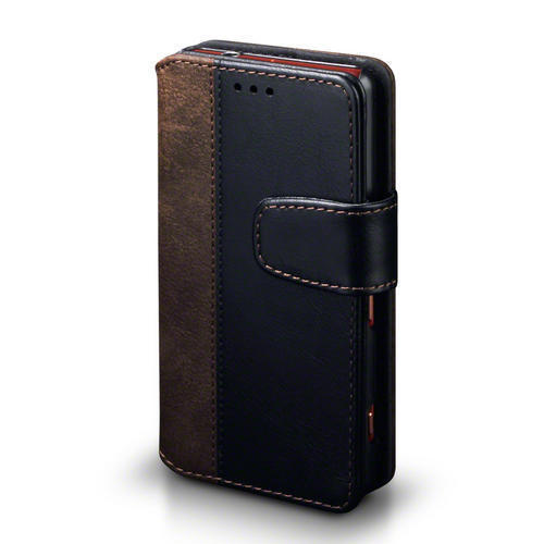 Cadorabo Lederhülle Mit Standfunktion Für Sony Xperia Z3 COMPACT – Magnetisch, Kartenfach, Braun