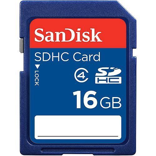 SanDisk 16GB SD Camera Memory Card