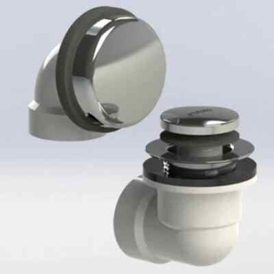 Watco 901-FA-PVC-CP Innovator 901 Kit Sch 40 Bath Waste Foot Actuated Chrome