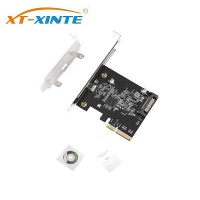 XT-XINTE USB 3.2 PCIE PCI Express Expansion Card PCI-E 4X to USB Gen2 x2 Type-c