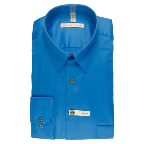 Murano Gold Label Non-Iron Long SLV Dress Shirt Size 16 1/2 X 34 Blue | eBay