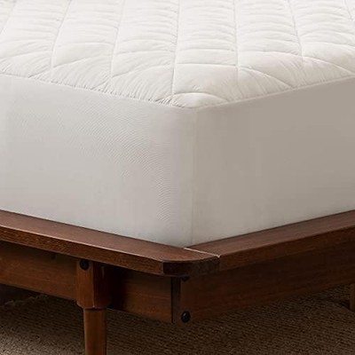 SERTA Power Clean Quilted Soft Waterproof Mattress Pad Protector with 15" Deep