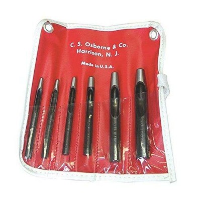 K-245, 6 Hole Punch Set by C.S. Osborne  