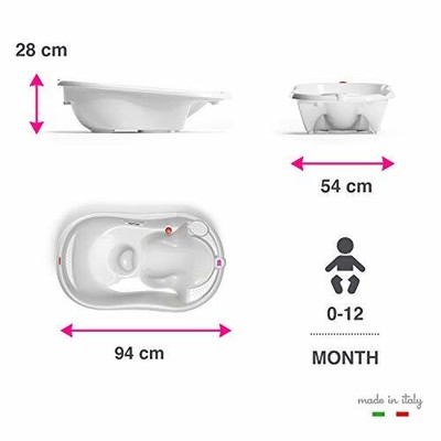 OK Baby N38084440X Onda Evolution - Baby-Badewanne, grün