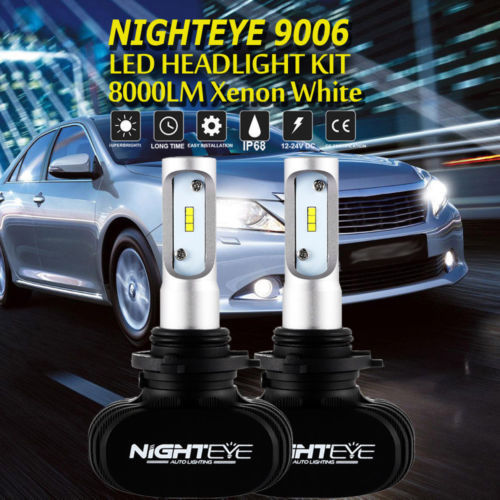 Kit 2 Phares LED 9006/HB4 CREE Elite 6000K - Remplacement Direct - Garantie 2 Ans