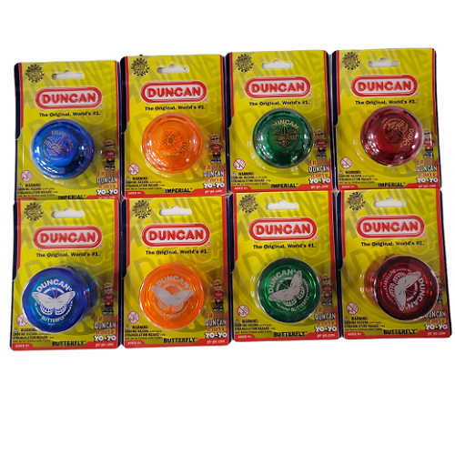 NEW The Original Genuine Duncan Imperial Butterfly Yo-Yo Blue/Green/Red/Orange