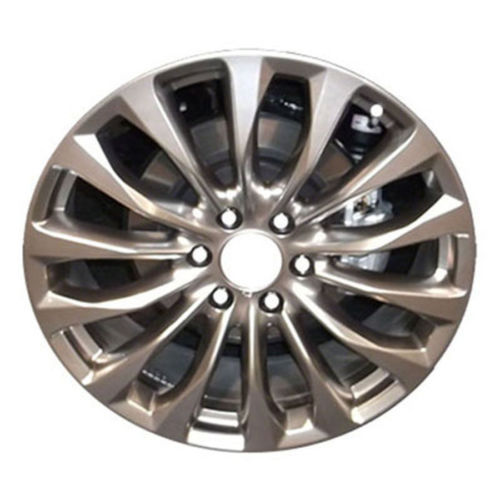 SET OF (4) BORGHINI WHEELS B19M 22x8 5x108/114.3 +38 BLACK MACHINE