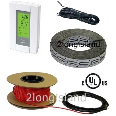 90 sqft Electric Radiant Floor Warming Mat Heat Warm Tile Heating Stone Bathroom