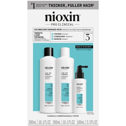 New Nioxin Pro Clinical System 3 Step Anti Hairloss System