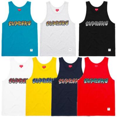 【Mサイズ】Supreme Splatter Tank Top Supreme Splatter Tank Top Black Men's - SS18 - US