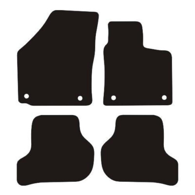 Fits VW Scirocco 2008 onwards Tailored Carpet Car Mats Black 4pc Mat Volkswagen