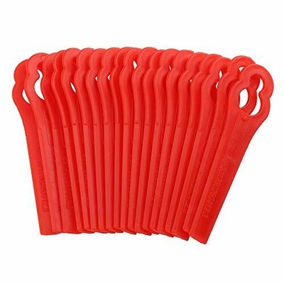 100STÜCKE Rasentrimmer Messer Kunststoff Ersatzmesser für FRT18A FRT18A1 Zubehör