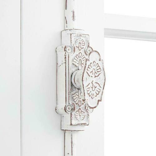 Signature Hardware Lampton Iron Cremone Bolt for 6' Windows, Distressed White