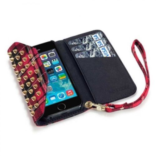 Canvas Wallet Case for iPhone 5s