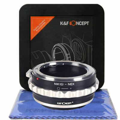 K&F Concept For Nikon G To a7S a7II a7SII a7RII a6500 Lens Mount Adapter E Mount