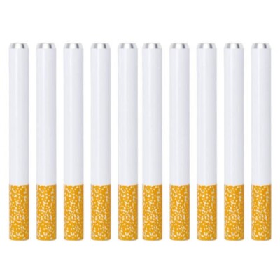 10-Piece Set | 3 Inch Premium Alloy Dugout Metal Holder Tube Bat One Hitter