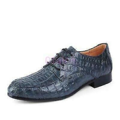 Men Business Alligator Pattern Casual Formal Dress Lace Up Shoes Plus Size