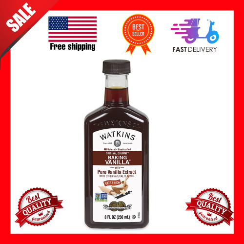Pure Vanilla Extract Watkins All Natural Original Gourmet Ba