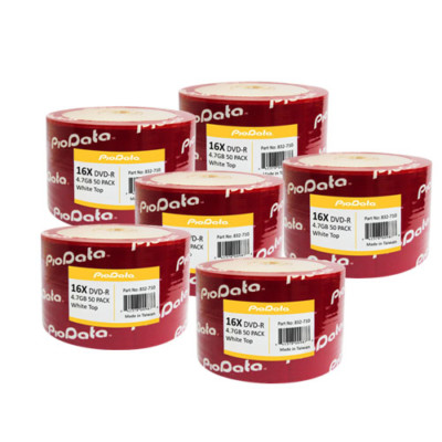 300 PioData 16X 4.7 GB DVD-R White Top non-printable Disc Blank Media  832-710