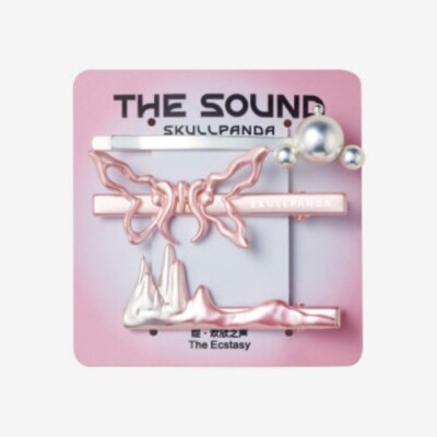 POP MART SKULLPANDA The Sound Series Blind Box Scarf Hairpin Combination Clip@