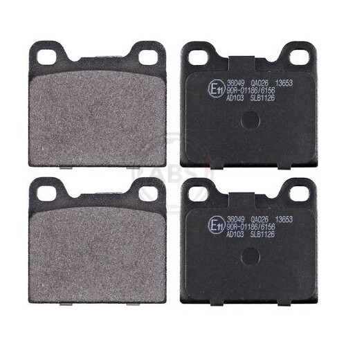 1x Bremsbelagsatz, Scheibenbremse A.B.S. 36049 Passend FÃ¼R Volvo